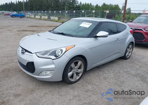 2014 Hyundai Veloster Base W/Black из США, поврежденный, VIN KMHTC6AD6EU217282